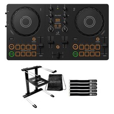 AlphaTheta DDJ-FLX2 Compact Beginner 2-Channel Serato DJ Controller, Laptop S...