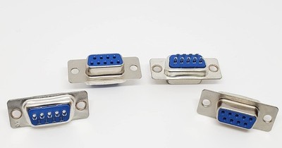 50-Pack DB9 Female D-Sub Solder Type Connector for Serial Port 9-Pin DIY