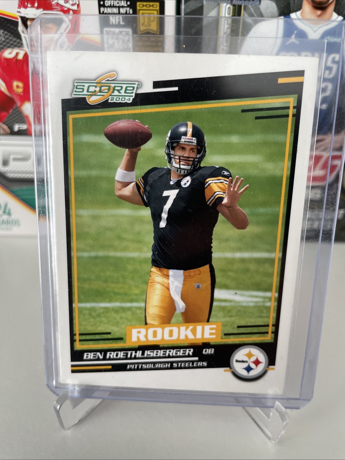 2004 Score Ben Roethlisberger #381 Rookie Card Pittsburgh Steelers NM+ HOF RC