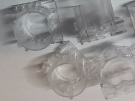 Z-1 Lego Trans-Clear Pneumatic Aero Tube Joiner 30585b 7690 7691 Mars Mission