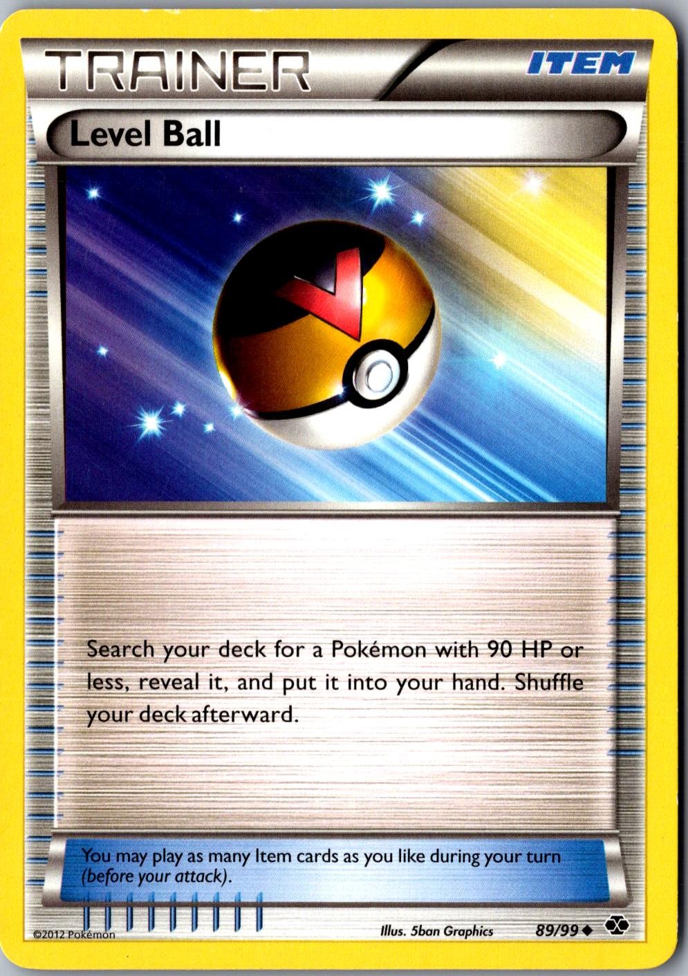 Level Ball 89/99 Uncommon Next Destinies Lightly Played Pokemon Card TCG Single