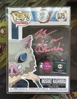 Funko Pop! Demon Slayer: Kimetsu no Yaiba - Inosuke Hashibira (Flocked) Signed!