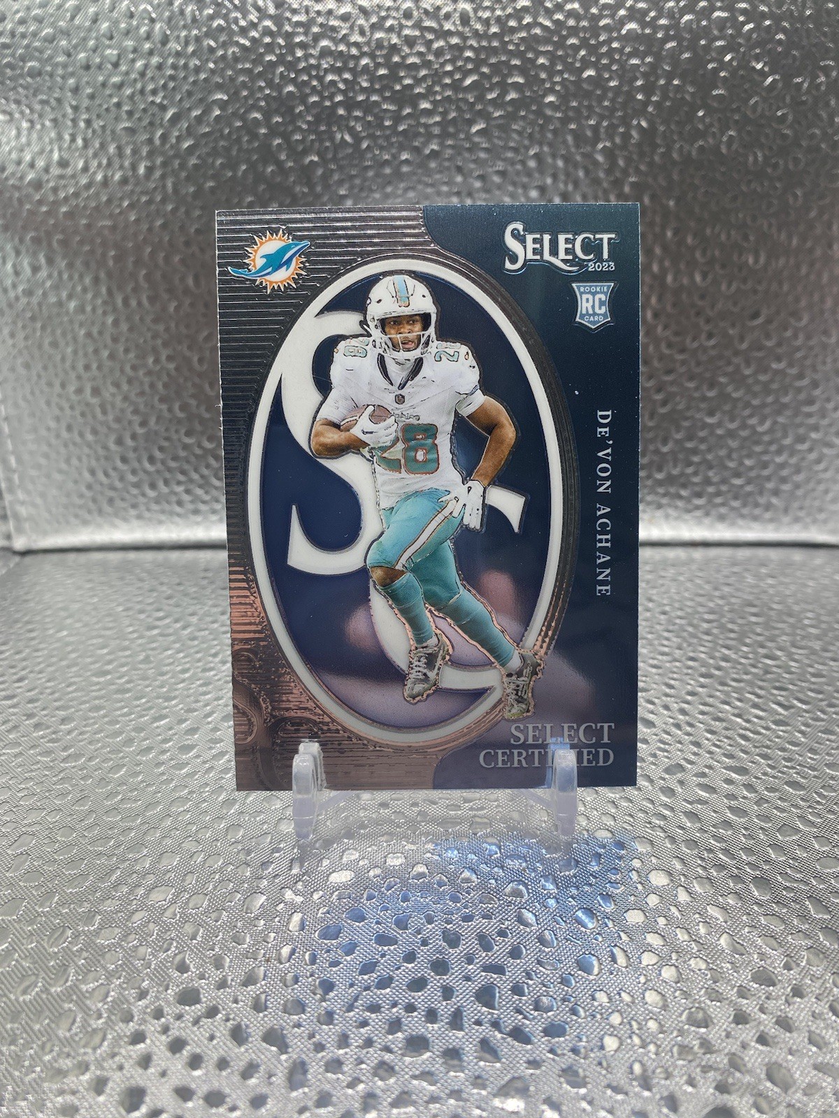 2023 Panini Select - Select Certified Rookies De'Von Achane #CRO-DAC (RC)