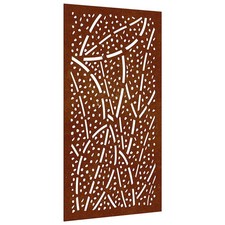 Garden Wall Decoration Art Decor Corten Steel Leaf Design vidaXL