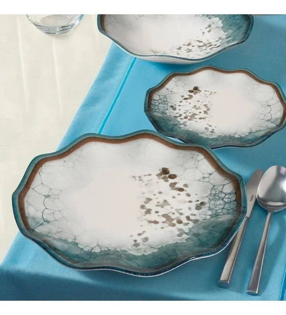 12-tlg Güral Tafelservice Tafelgeschirr Geschirrset Porzellan - Bild 3 von 3