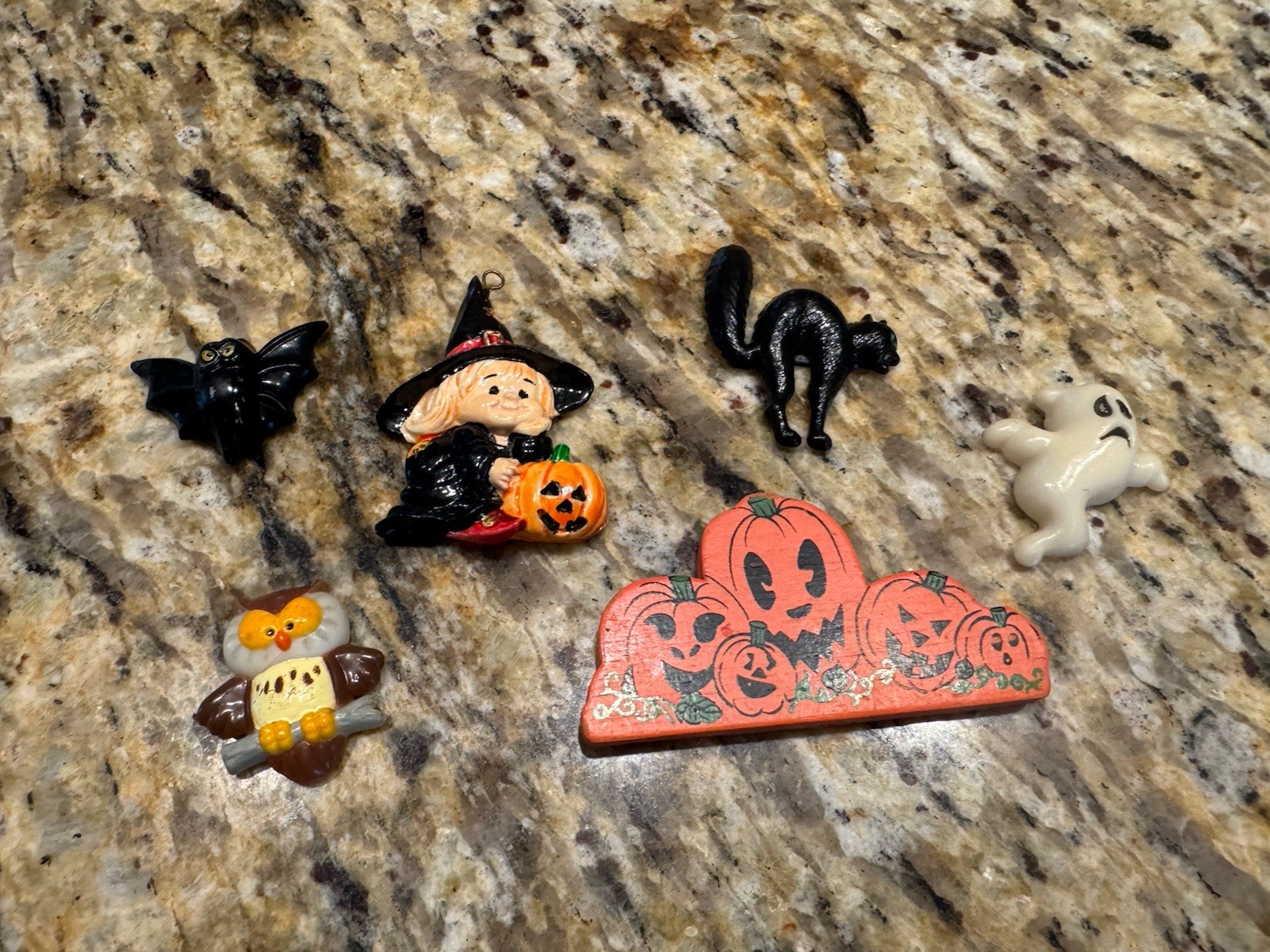 Vintage Halloween Refrigerator Magnets 