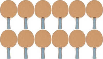 Champion Sports 5 Ply Sand Faced Table Tennis Paddle (12-Pack)