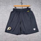 Nike Washington Redskins Shorts Mens Large L Dark Grey NFL On Field Training