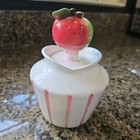 Vtg Anthropomorphic Lefton Apple Head Jam & Jelly Pixieware Jar Holt Howard Era — photo 4