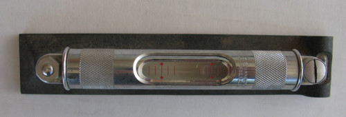 Vintage L.S. Starrett 6" Precision Machinist 2-Way Level Made In USA