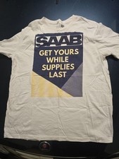 Vintage Rare Saab 9-5 900 9-3 Tshirt Xl Aero Turbo Wagon Viggen C900