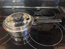 Royal Prestige 7 capas titanio aleación plata 1 cuarto sartén falta válvula de ventilación