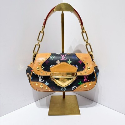 ヴィトン ヴィバシテ  マリリン Louis Vuitton Marilyn Monogram Multicolor Pvc 2Way Bag Women Black