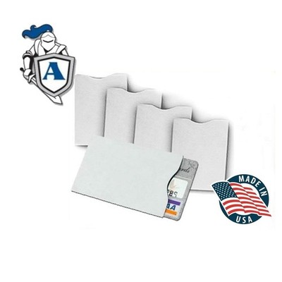 access card sleeves Uxcell Protector NFC Holder Rfid Blocking Credit Card Sleeves Silver 10Pack