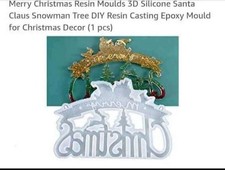 Resin Christmas mould