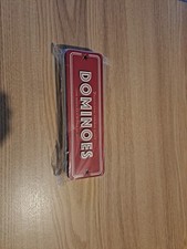 Traditional Games Dominoes Set Packaged In A Red Tin. Brand New