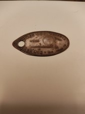 1939 USA NY WORLDS FAIR World of Tomorrow QUEENS Elongated Penny Rare Find