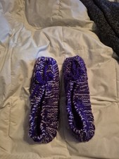 Homemade Knitted Slippers