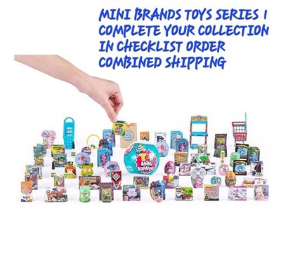  Zuru Mini Brands Toys Series 1 YOU PICK CHECKLIST ORDER