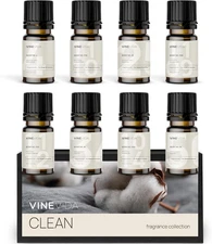 VINEVIDA [Set of 8] Clean Scents for Candle Making, Made in USA Candle... 