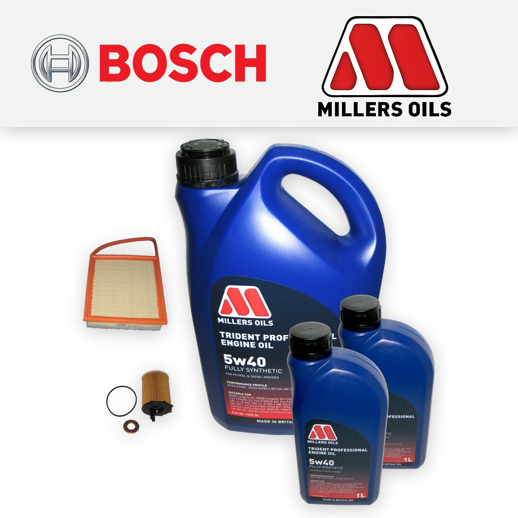 SERVICE KIT FIAT SCUDO (270) 1.6 D MULTIJET 8V OIL AIR FILTERS +OIL (2012-2016)