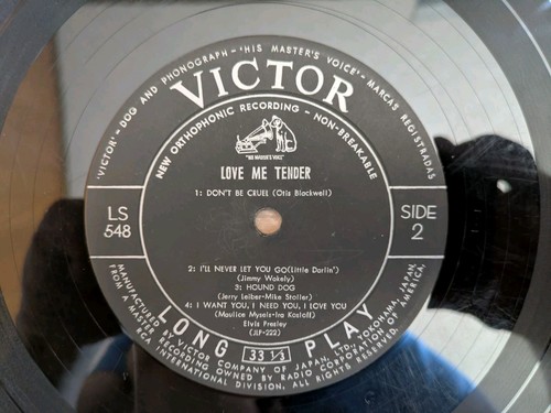 ELVIS PRESLEY Love Me Tender 1957 Japan 33rpm 10" LP LS-548 - Picture 12 of 12