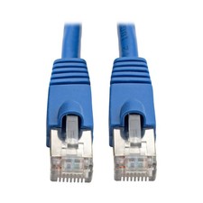 Tripp Lite 3ft Cat6 Cat6A Patch Cable 10G Augmented STP Snagless RJ45 MM Blue