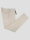 NEW MARCO PESCAROLO BEIGE COTTON EA PANTS US 36 - EU 52 PZ17