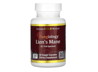 California Gold Nutrition, Organic Lion s Mane, Bio-Löwenmähne, 90 Kapseln