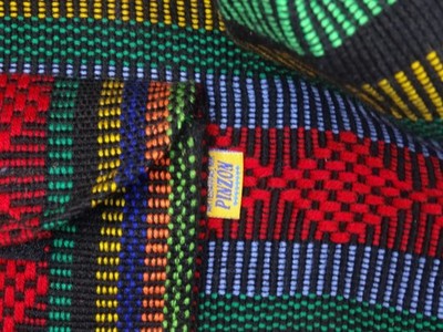 Artesanias Mr Pinzon Backpack Woven Textile Colorful 