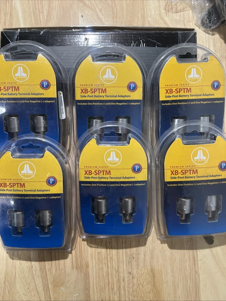 JL AUDIO XB-SPTM Side-Post Top Mount Battery Terminal Adapters (Pos & Neg) New - Image 2 of 4