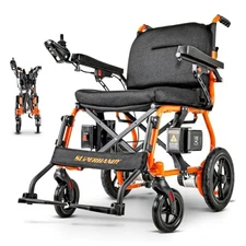 SuperHandy GoRide 2 Electric Wheelchair, Lightweight (42 lbs), - Scratch & Dent