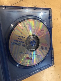 TESTED SEGA SATURN NET LINK GAME CUSTOM WEB BROWSER 3.0 CD DISC IN BLU-RAY CASE