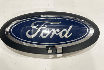 #ad 2020 2022 F 250 F 350 F 450 Super Duty 14quot; Grill Emblem Cam amp; Washer Hole BLUE $149.99