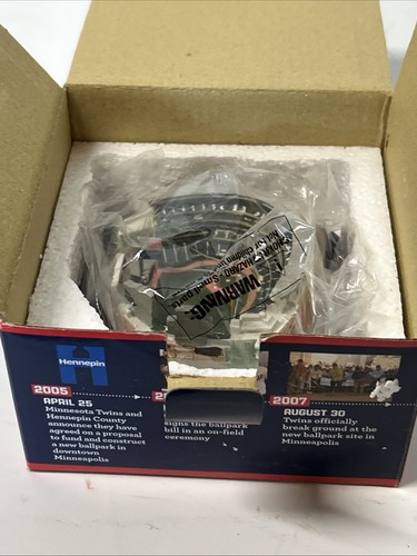 2010 Mini Target Field Ceramic Stadium Replica Minnesota Twins 4”x4” In Box - Picture 8 of 11