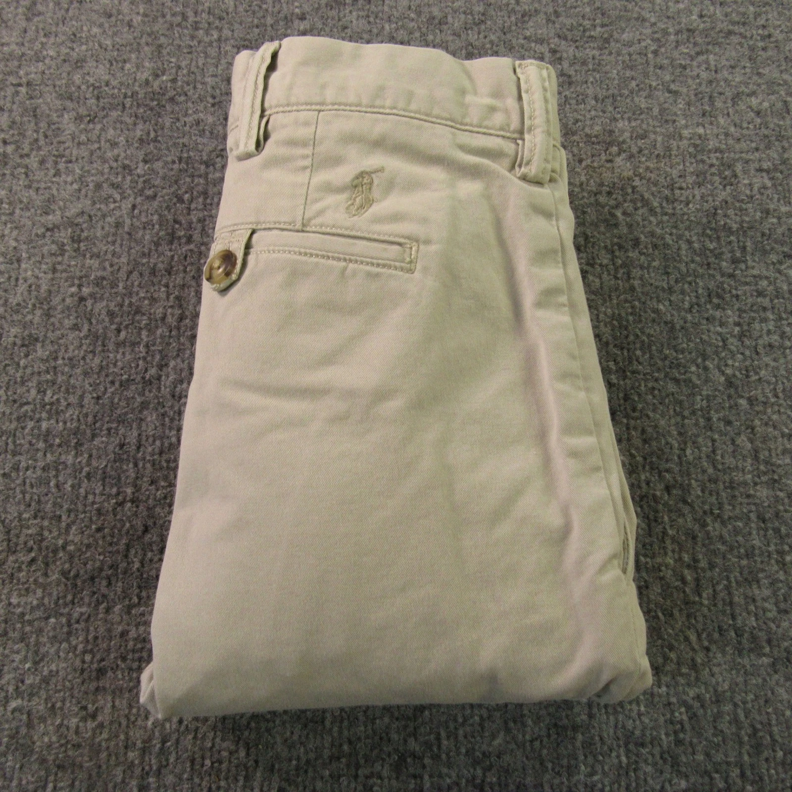 Polo Ralph Lauren Chino Shorts Mens 38x9 Beige Stretch Classic Fit Preppy Summer