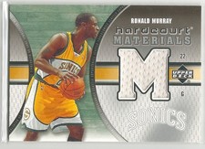 2005-06 Upper Deck Hardcourt Basketball Ronald Murray Materials Relic #HM-RM
