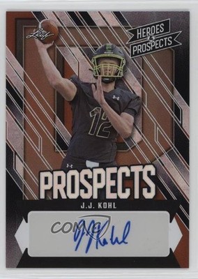 2024 Leaf Heroes & Prospects Prospect Bronze 32/99 JJ Kohl #AP-JJK Auto rw6