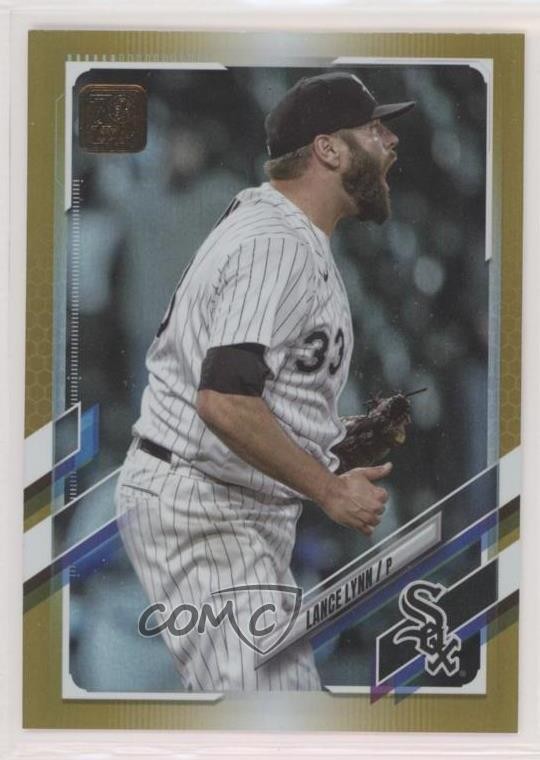 2021 Topps Update Gold Foil Lance Lynn #US282 2f9