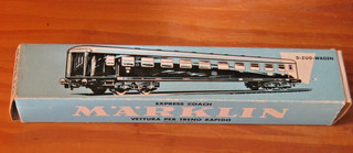 Märklin 4027 D Zug Wagen Leerkarton Rarität gut