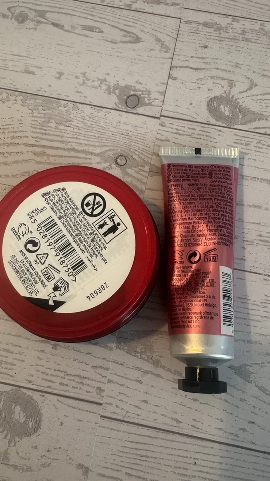 The Body Shop Berry Bon Bon Body And Hand Cream Lotion Travel Size 1.7oz 1oz - Image 2 of 2