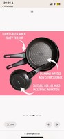 Prestige Thermo Smart Heat Indicator Non Stick Saucepan & Lid Set Of 3 Piece 