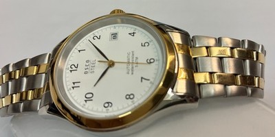 Osco Automatik Herrenuhr  arabische Zahlen Edelstahl 39mm gut lesbar