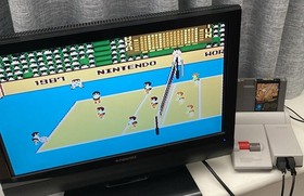 NES ~ VOLLEYBALL ~ Nintendo Game 3 Screw NES-VB-GBR Game Cart Only Pal