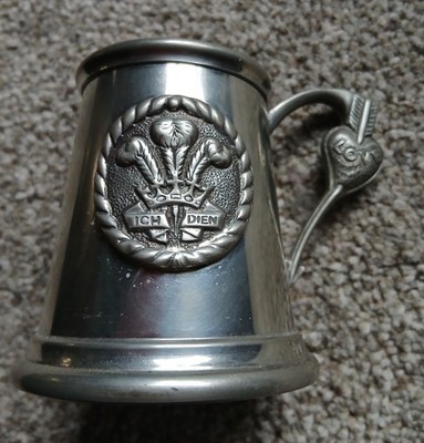 Vintage Sheffield Pewter Fleur De Lys 1981 Princess/Princess Of Wales Tankard