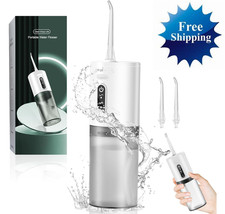 Electric Water Flosser Cordless for Teeth 3 Mode 2 Jet Tips 300ML Oral Irrigator