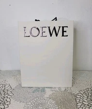 LOEWE Empty Shopping Bag Medium White L11.5"×W3.5"×H14.5"