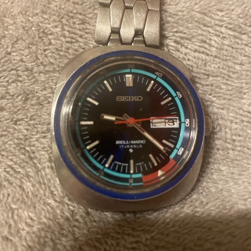 Vtg Seiko 4006-6027 Bell-Matic Automatic Men's Watch. - For Repair