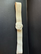 Vintage 1980s Ivory Belt