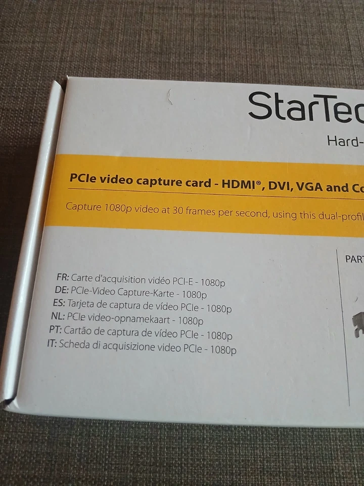 StarTech PEXHDCAP2 High-Definition PCIe Capture Card VGA DVI HDMI Composite - Image 2 of 4